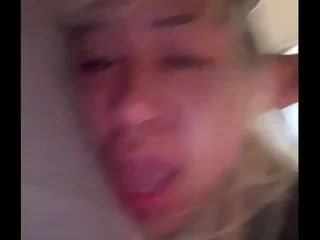 Mexican bitch can’t take this big dick