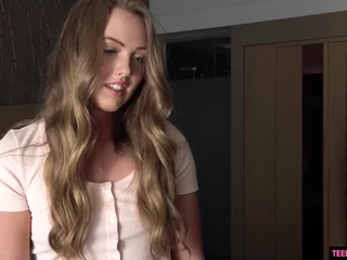 Fresh, blonde teen, Ashley Red is so in favour at sucking and fucking, although just an amateur